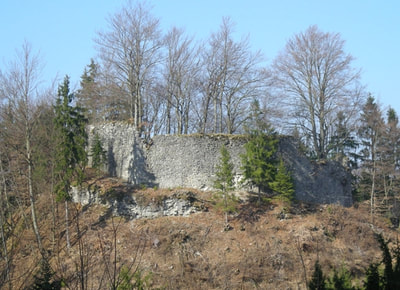 Škofja Loka-Stari grad-ruševine